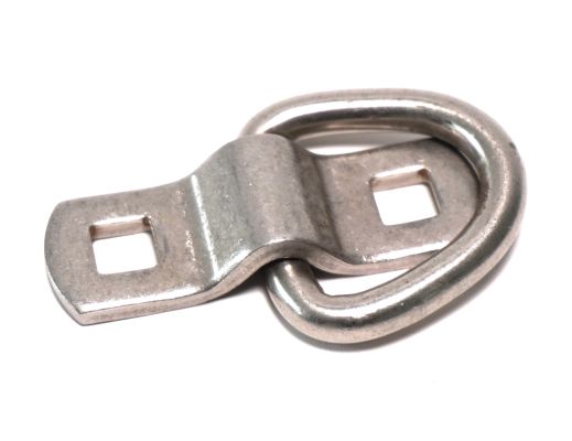D-Ring + Lasche Gr.1 Edelstahl