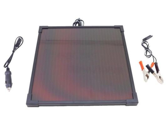 Batterieladegerät Solar amorph 6W 12V 31.5*31.5Cm