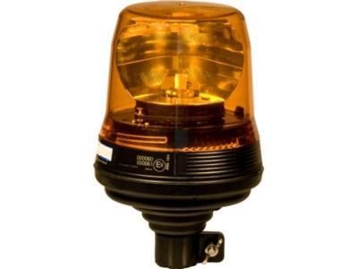 Rundumkennleuchte Ø133 12/24V mit flexiblem Rohrstutzen