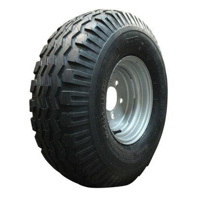 BKT Luftreifen + Rad 10.0/80-12 Imp Aw-909 10Pr + 7.00X12 Et0 94/140/5 121 (Nicht angetriebenes Rad) A8 Stahl Grau