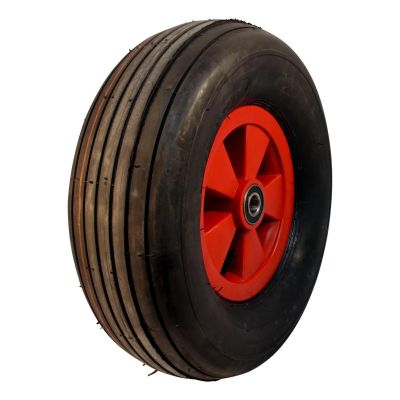 Kings Tire Luftreifen + Rad 16X6.50-8 V-3503 4Pr + 2.50Ax8 Nl88 Kunststoff Rot Verkehrsrot RAL 3020