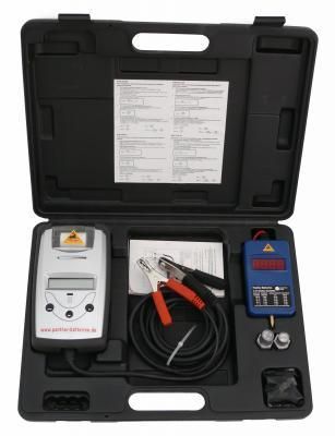 Batterietester im Koffer für 6 V + 12 V Batterien