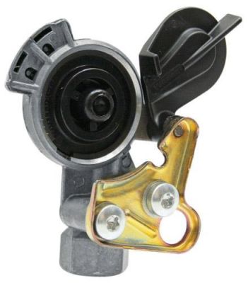 Wabco Kupplung für Zugmaschine mit Deckel. schwarz. M22x1.5