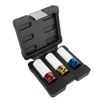 JBM Schlagnussset. 3-teilig. 1/2". 17. 19. 21 mm