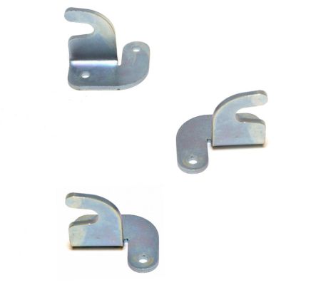 Halter für Kurbelstütze. verzinkt. 3-teilig