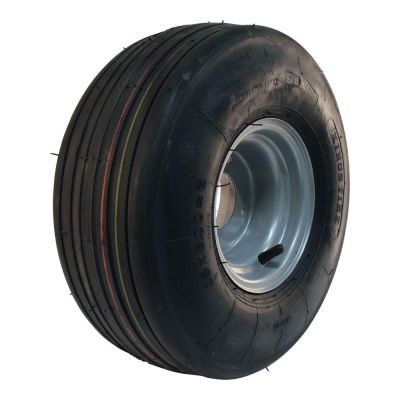 Kings Tire Luftreifen + Rad 15X6.00-6 V-3503 6Pr + 4.50Ax6H2 Et0 60/90/4 A3 Stahl Grau