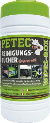 Petec Reinigungstücher Tücherbox. Inhalt 120 Stück