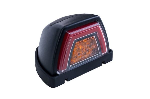 Horpol LED-Umrissleuchte Neon Rot inkl. Blinker 12-24V, 50Cm Kabel