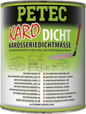 Petec Karosseriedichtmasse streichbar Dose. 1.000 ml