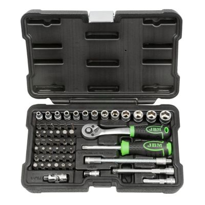 JBM Steckschlüsselsatz 3/8". 59-teilig. verzinkt