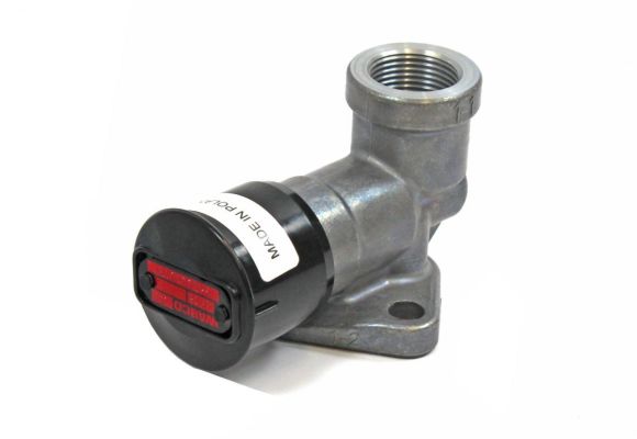 Wabco Löseventil mit Flansch und Betätigungsknopf. AT. M22x1.5