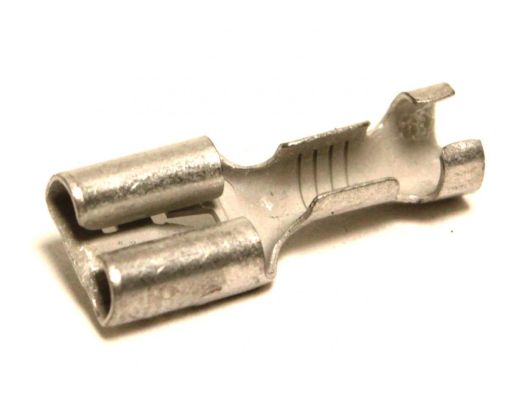 Flachsteckhulse Mit Rastnase. Von 1 2.5 mm²: Flachsteckhülse