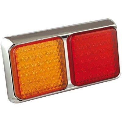 LED Autolamps LED-Kabel-Rückleuchte Universal | 188 x 100 x 28 mm | Bremslicht Blinker Rücklicht | 150mm | IP67 | 12/24 V | CE, ECE-R10 / R7 / R6