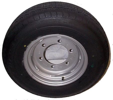 14" Anhänger Kompletträder mit Neureifen / 6J / 205*6 Lochkreis