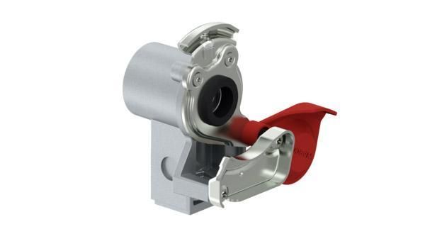 Wabco Kupplungskopf für Anhänger. rot. M16x1.5. 8.5 bar