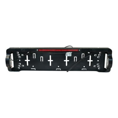 Aspock Kennzeichenhalter + Kennzeichenbeleuchtung + 3. Bremsleuchte LED - Dc 800mm Kabel 12-24V
