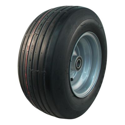 Kings Tire Luftreifen + Rad 16X6.50-8 V-3503 4Pr + 5.50Ax8H2 Et0 Nl90 Stahl Grau