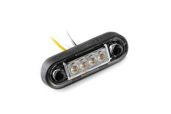Fristom LED-Markierungsleuchte Dual Color Weiß/Amber 12-24V 0,15m. Kabel