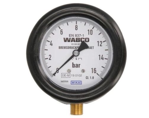 Wabco Manometer. 16 bar. geeicht/kalibriert