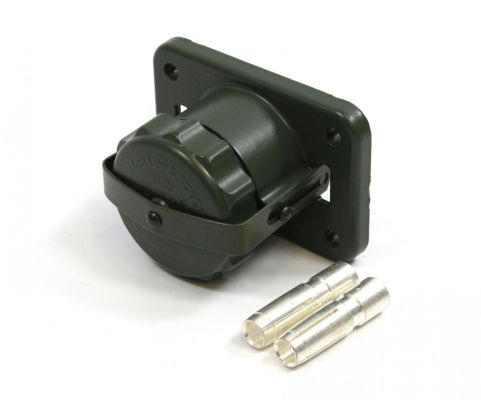 2-polige Steckdose Crimpkontakt 35+50 mm²