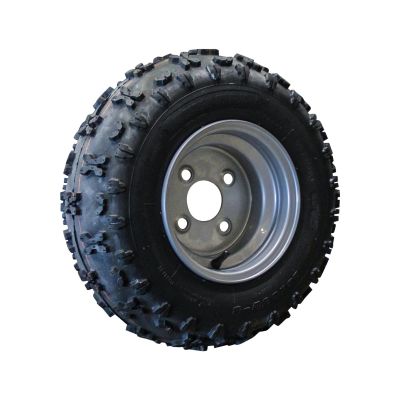 Kings Tire Luftreifen + Rad 16X6.50-8 V-8505 2Pr + 5.50X8H2 Et0 60/100/4 50 A6 Stahl Grau
