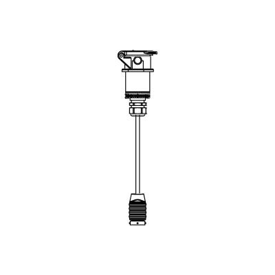 Tralert Frontkabel 15P, 150Cm Kabel mit 15P Bajonett
