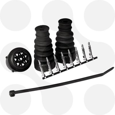 Aspock Bajonett-Steckverbindersatz | 8SW/pin/+socket