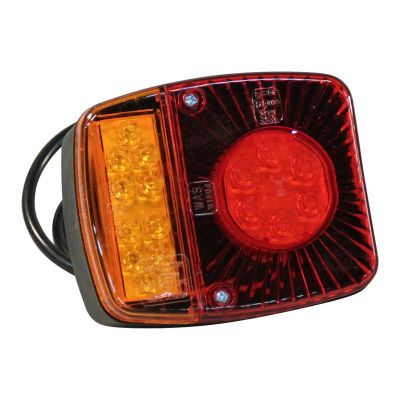 WAS Rückleuchte 476 - LED 12V - 24V - Universalkabel