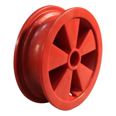 Novio Rad 2.50Ax8 Rollenlager Sitz Ø35.1 Kunststoff Rot