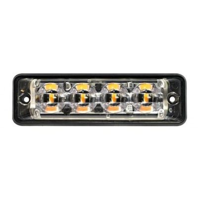ElectraQuip Ultraflacher Slimline LED-Blitzer 4 LEDs | Weiß | 10-30V