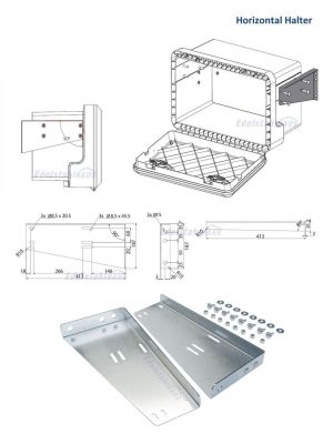 Daken Horizontaler Haltersat