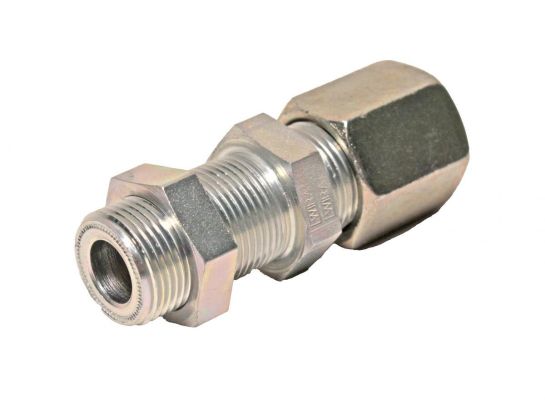 Gerade Schottverschraubung M22X1.5 AG / Ø12