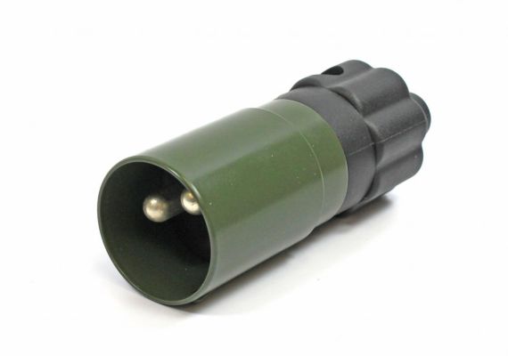 Stecker. 2-polig mit Crimpkontakten für 50 mm²
