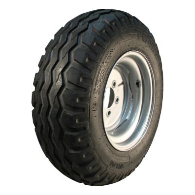 Novio Luftreifen + Rad 10.0/75-15.3 Aw-909 14Pr + 9.00X15.3 Et0 94/140/5 130 A8 Stahl Grau
