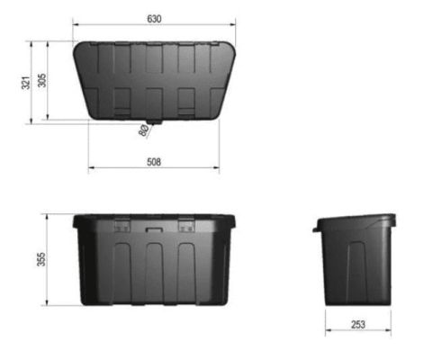 Werkzeugkasten -Profibox Plus- Polypropylen (PP)