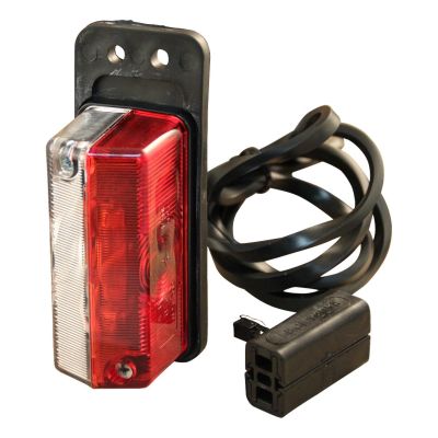 Radex Umrissleuchte 925/1 Rot / Weiß mit Halterung Kabel