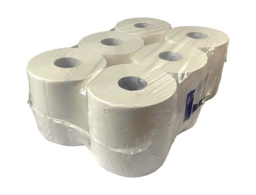 Papierrollen, 6 Stück à 160Mtr, 2-lagig