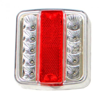 LED-Rückleuchte 98X105Mm 4 Funktionen, 14 LEDs