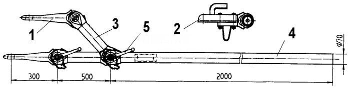 Deichseln Komplett / höhenverstellbar ungebremst 900 kg 2,8 M D70mm | DIN-Öse oder Kupplung