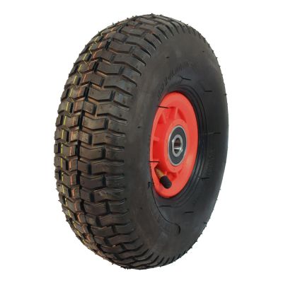 Kings Tire Luftreifen + Rad 11X4.00-4 V-3502 4Pr + 2.10X4 Nl75 42 A4 Kunststoff Rot