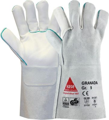 Schweißerhandschuhe Granada Rindleder/Rindspaltleder