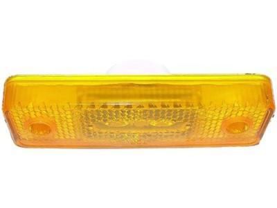Gelbe LED-Ersatzlichtscheibe. rechteckig