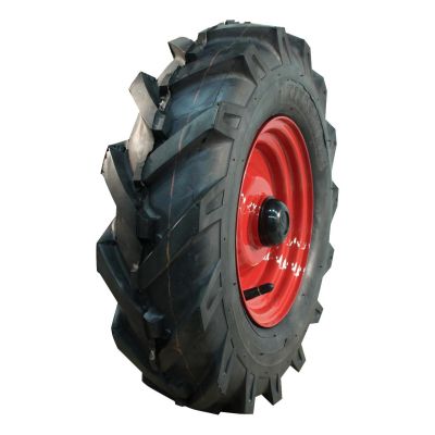 Kings Tire Luftreifen + Rad 4.80/4.00-8 (122/90-8) V-8501 4Pr + 2.50Ax8H2 Et-17 Nl88 44 A4 Stahl Rot
