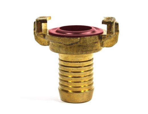 Wasserschlauchfitting 1/4" IG. Messing. mit roter Dichtung