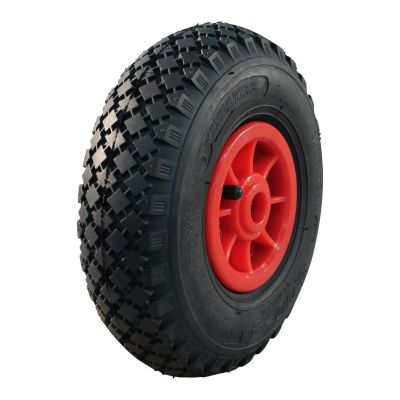 Kings Tire Luftreifen + Rad 3.00-4 V-6605 2Pr + 2.10X4 Rollenlager Nl75 Kunststoff