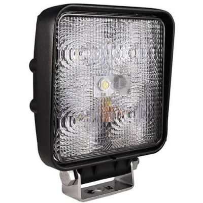 Tralert Arbeitsleuchte Ip68 5 X 3 Watt Epistar Led'S Kabel 4000Mm 9/36 V 15 Watt 1500 110 X 110 X 41Mm