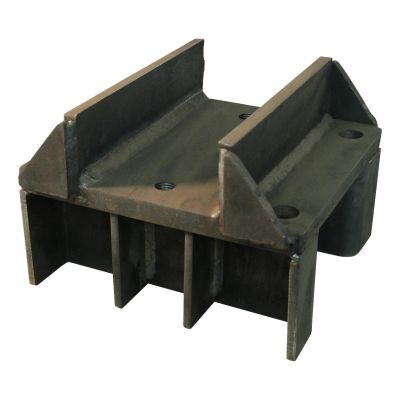 FAD Montageplatte für Blattfeder 120Mm und Vierkantachse 130