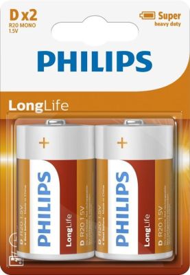 Batterie. Mono. R20. 1.5V Blisterverpackung mit 2 Stück