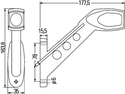 Umrissleuchte 24V