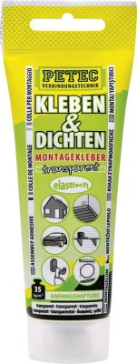 Petec Kleben & Dichten Ecoline Transparent. 80 ml